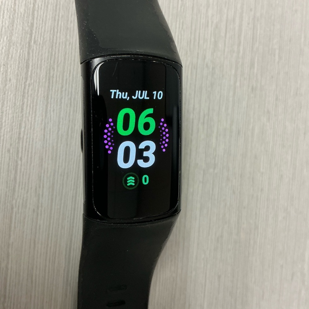 Fitbit Charge 6 Activity and Fitness Tracker ❤️ Rate Monit. Black With charger - Picture 2 of 12